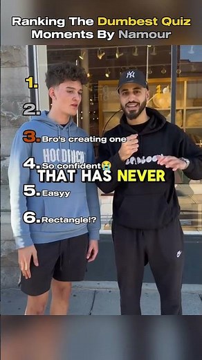 Ranking Dumbest Quiz Moments Ever🤣