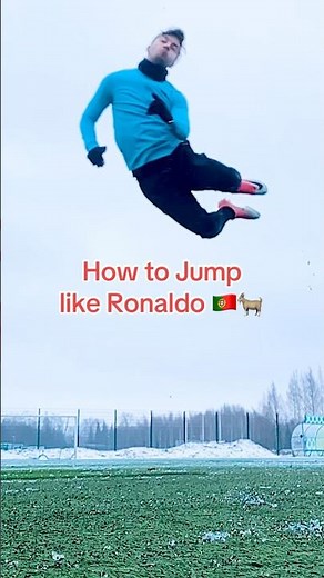 How to Jump like RONALDO 🇵🇹🐐🏆