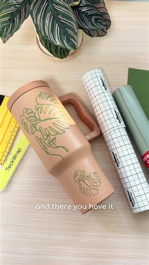 Transfer hack you need to know Materials -TeckWrap 001 vinyl matte olive -TeckWrap medium tack transfer tape -TeckWrap craft tool set Shop on teckwrapcraft.com #teckwrapcraft #teckwrapvinyl #craftvinyl #diy #craft #sticker #decal #decalsticker #foryou #fyp