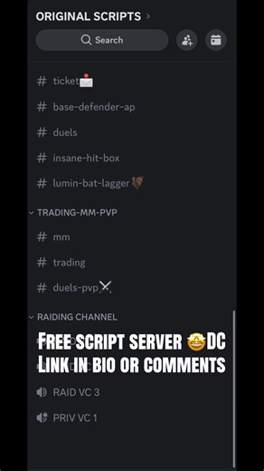 Free Scripts for Duels on Discord