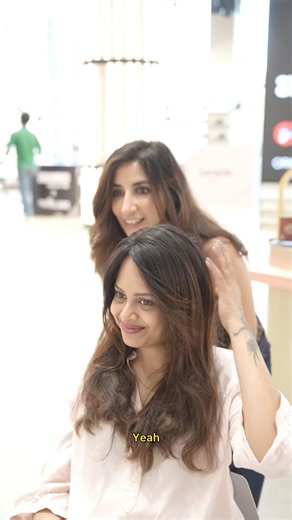 Cover grey hair in an instant with our Scalp Line Topper #hairtopper #curtainbangs #bangs #nishhair