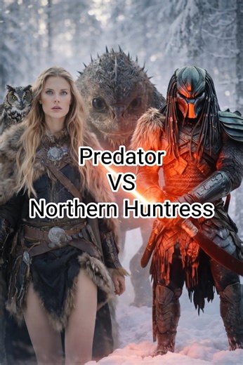 Predator vs Northern Huntress | Epic Snow Forest Encounter