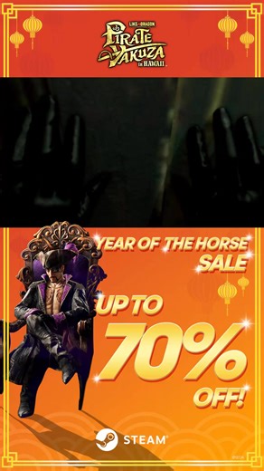 Up to 70% OFF – Year of the Horse Sale is now live. Play Like a Dragon: Pirate Yakuza in Hawaii today. | RGG Studio SEA
