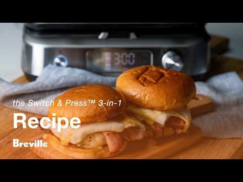 the Switch & Press™ 3-in-1 | Grill effortless frittata at home | Breville AU
