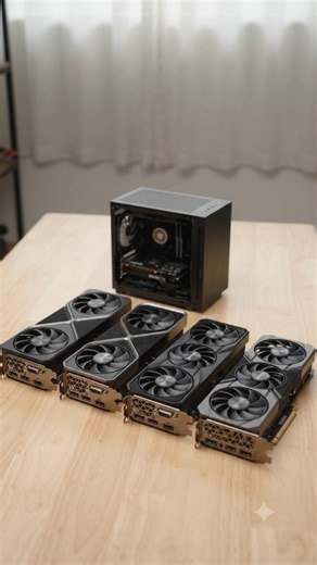 Can FOUR GPUs Fit Inside This Tiny PC? 😳 #GamingPC #MiniPC
