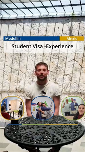 Elefun Spanish School Medellín on Instagram: "Alexis 🐘 joined Elefun with a student visa and spent more than 6 months learning, experiencing, and challenging himself in Spanish. 💬🇨🇴 During this time, he not only improved his Spanish skills but also experienced Medellín in the best way: connecting with the culture, the people, and local life. 🌎💛 At Elefun, we celebrate students who truly commit to learning — with dedication and enthusiasm. 👏 📍 Want to live an experience like Alexis? With 
