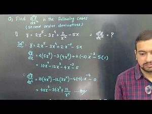 👉 Higher Order Derivatives | Complete Concept & Examples | Class 12 Maths