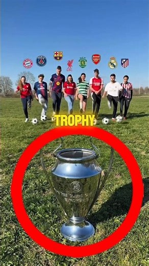 Whose ball hit the trophy? 🤔#challenge #funchallenge #guesschallenge #viralshorts