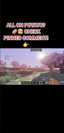 How to make Minecraft PE realistic graphics with NO LAG! 🥔🚀
