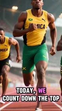 JAMAICAS Greatest Male Sprinters