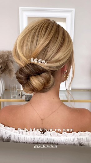 Bridal Hair Tutorial: Hair Puffing Style for Bride