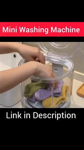 Mini Washing Machine for Clothes | Portable Automatic Washer with USB Power |