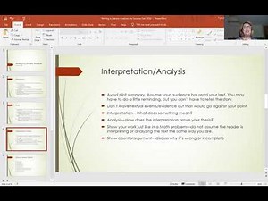 How to Conduct a Literary Analysis