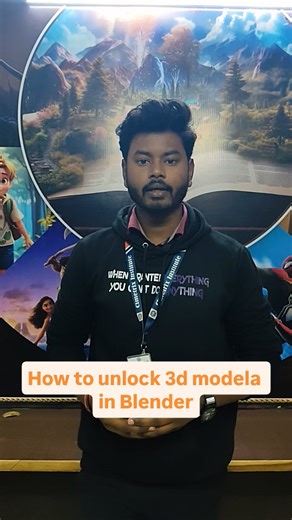 Cimetrix Institute on Instagram: "How to unlock 3d modela in Blender. . . . #3dmodeling #unlock #3dblender #knowledge #motivation #dwarkamor #newdelhi #india"