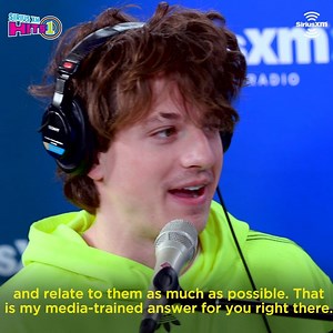 35K views · 25 reactions | "I want people to hear these three songs and relate to them as much as possible. That is my media-trained answer for you right there." We'll allow it, Charlie Puth. This time.  | SiriusXM | Facebook