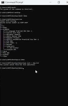 How to create file or folder in cmd Window #windows #cmd #it