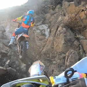 268K views · 8K reactions | As we kicked off the inagural FIM World Hard Enduro Championship with a bit of blow in the face by only being able to ride a small superenduro track at the Round 1 Extreme Lagares, let me present to you a former performance from a proper race. Enjoy my on-board footage and try to guess which race and edition it is down in the comments. | Graham Jarvis | Facebook