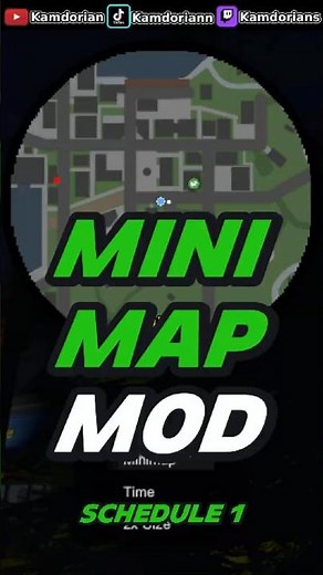 BEST MOD MINI MAP Schedule 1 Tips Tricks #schedule1 #indiegame #gamingshorts #gamingguide #tips