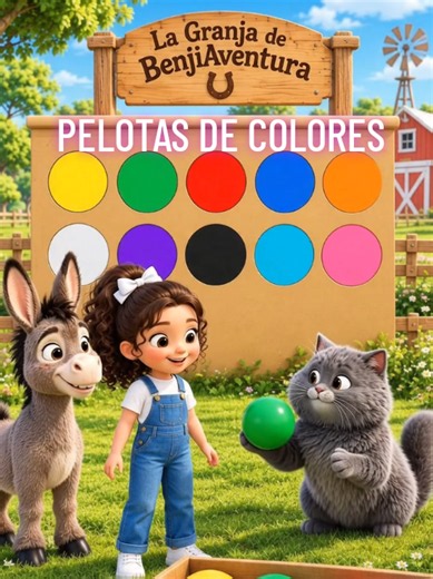 Videos Infantiles👶🏻👧🏻 Pelotas De Colores #niños #baby #usa #fyp #animals