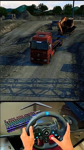 ETS2 | Heavy Load Transport | Realistic Truck Driving Simulation #ets2 #shorts