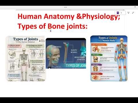 Human Anatomy &Physiology; Types of Bone joints:- 193. #typesof-bonejoints #neet #medical #nursing