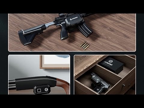AINIRO Biometric Gun Trigger Lock - Fingerprint Gun Lock for Pistols, Rifles, Shotguns Review/Demo