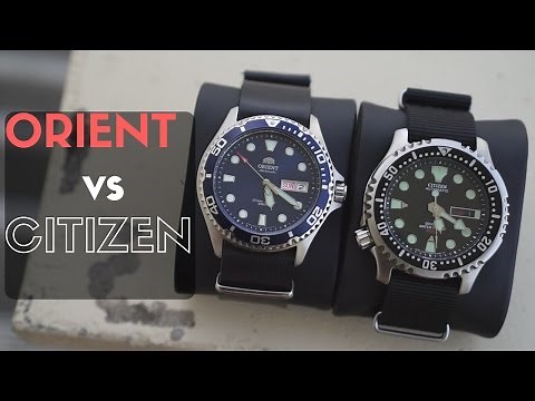 Orient Blue Ray II vs Citizen Promaster NY0040