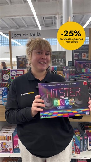 -25% en tots els jocs i joguines i manualitats fins al 30/11. *Excepte novetats LEGO i Cricut #BlackFriday