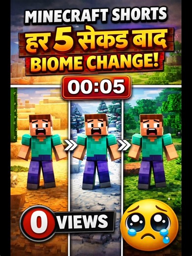 Minecraft But Game Teleport Me Every Youtubers World Wait For End #minecraftshorts #shorts