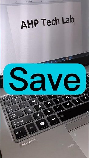 How to Save Files | Shortcut | Ctrl+S