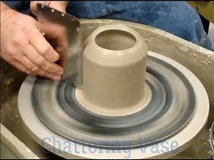 Potter's Wheel Chattering Technique for Surface Texture