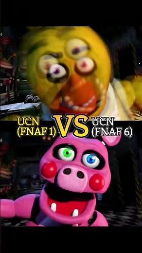 UCN (FNAF 1) vs UCN (FNAF 6) 😱 #scary #fnaf