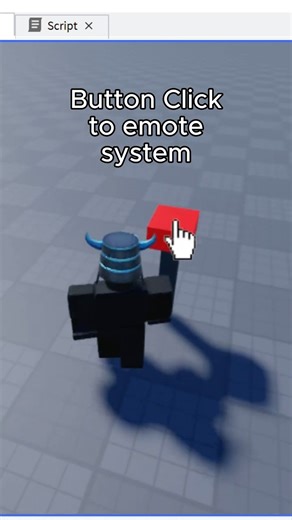 how to play an EMOTE on the player (when they click a button) #roblox #scripting #foryou
