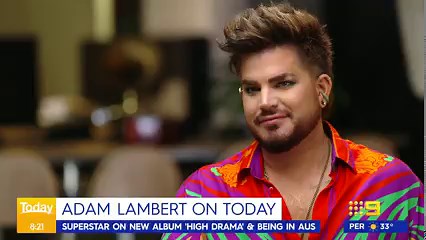 Adam Lambert is a powerhouse... with his latest album looking to be just as iconic as he is! #9Today | WATCH LIVE 5.30am | TODAY