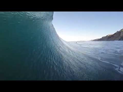 Gopro. SURFING BLACKS BEACH winter 2015