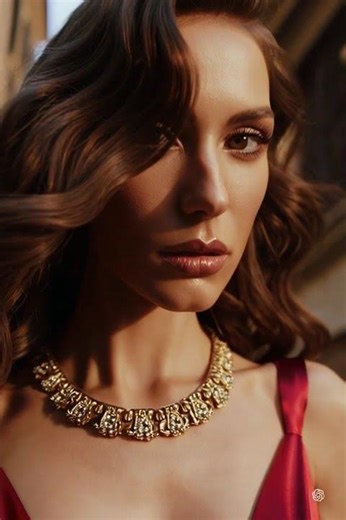 🌹 Glamour Catwalk | Elegant Model in Satin Dress 🌹 #glamour #model #fashion #beauty