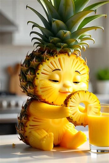 Comment below: Which fruit should I create next? #FruitBaby #AIArt #3DAnimation #CuteCreatures #OddlySatisfying