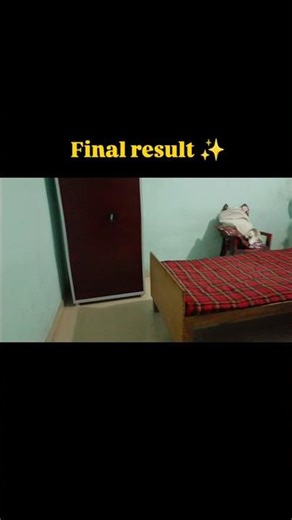 The Best Small Room Transformation: Old Bed vs. New Sleek Bed!😮‍💨#ytshorts #shorts #minivlog