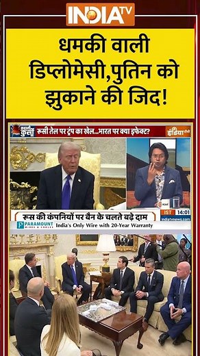 धमकी वाली डिप्लोमेसी, पुतिन को झुकाने की जिद! #russia #russiaukrainewar #trump #putin #kahanikursiki