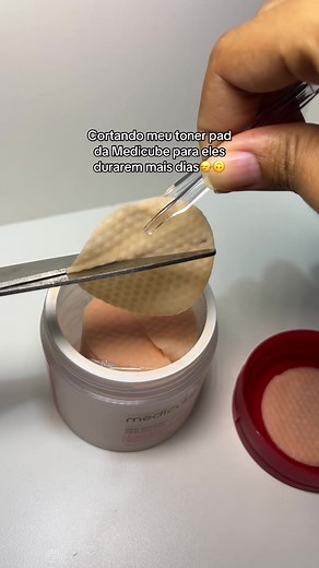 Cortar toner pad Medicube para durar mais: como e por quê