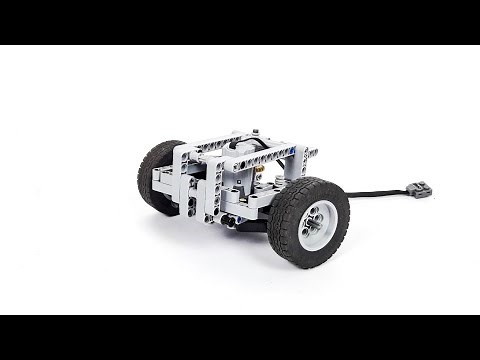 Lego Technic Steering Axle With Virtual Pivot Point (+Instructions)