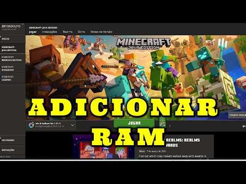 COMO ADICIONAR RAM MINECRAFT JAVA 2026