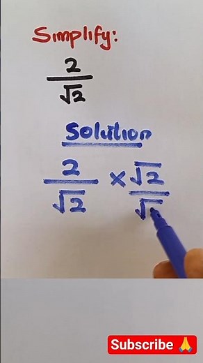 Rationalisation Of Surds #maths #algebra #mathstricks #mathshorts #satmath