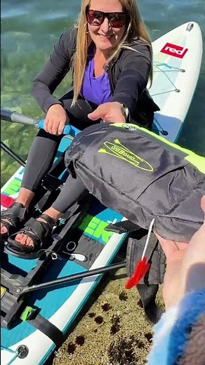 Rowing on a paddle board with the Oar Board® Travel Package 🚣‍♂️