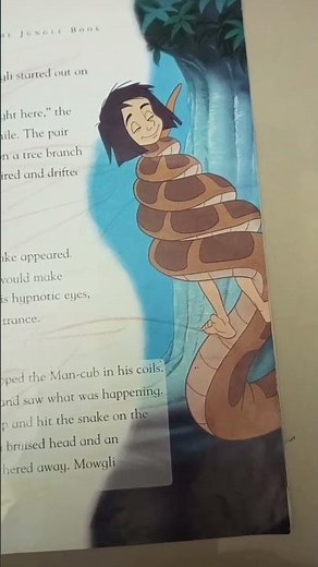 The jungle book #mowgli #sherekhan #storytimewithmariam #junglebook #books #kaa #snake #kaathesnake