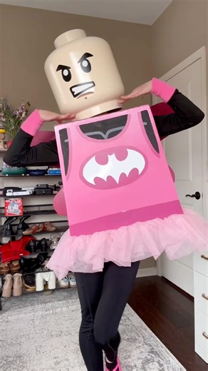 Lego Fairy Batman Cosplay🧚🏻‍♀️ - CURSED?? Lego Costume Cosplay Transformation #shorts