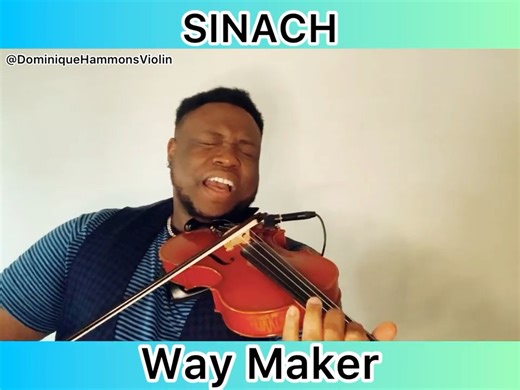 Happy Monday! Nothing like starting the week off with some praise and worship! 🙏🏽🎻✝️ | Dominique Hammons