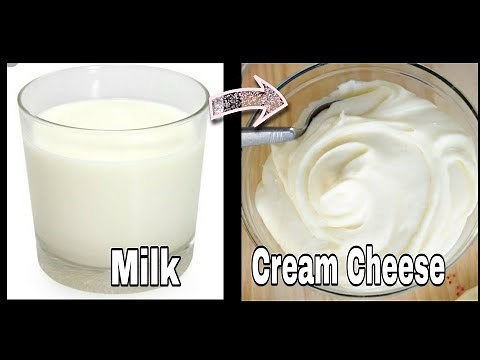 Turn Milk Into Cream Cheese | Homemade Cream Cheese Recipe by FoodCode