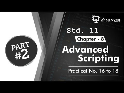 Std. - 11 || Computer || Chapter - 8 || 16 to 18 PRACTICALS (Part - 2) || Eng. & Guj. Medium