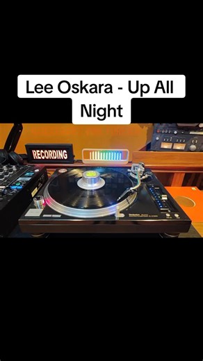 Turntable and Mixer Setup in a Music Studio